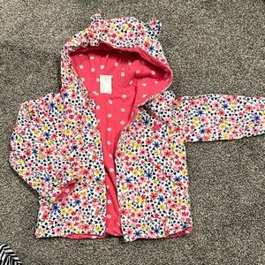 GAP Kids Floral Jacket with Pink Lining